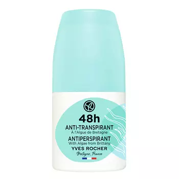 YVES ROCHER ДЕЗОДОРАНТ-АНТИПЕРСПИРАНТ 48Ч с Морскими Водорослями из Бретани, Франции 50.0