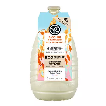 YVES ROCHER Гель для душа и ванны «ОВЕС & ГРЕЧИХА»