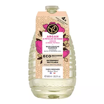 YVES ROCHER Гель для душа и ванны «АРГАНИЯ & РОЗА»