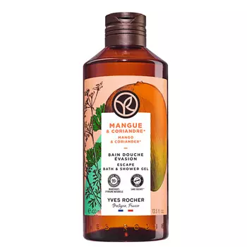 YVES ROCHER Гель для душа и ванны «Манго & Кориандр» 400.0