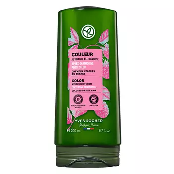 YVES ROCHER Кондиционер стойкость цвета с малиновым уксусом – для окрашенных и тусклых волос 200.0