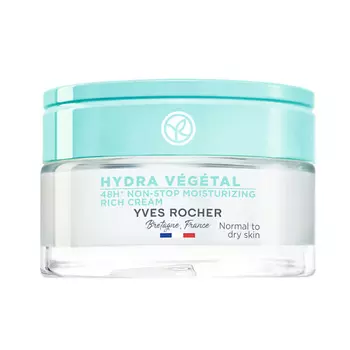YVES ROCHER Насыщенный крем «Интенсивное увлажнение 48ч» – для нормальной и сухой кожи 50.0