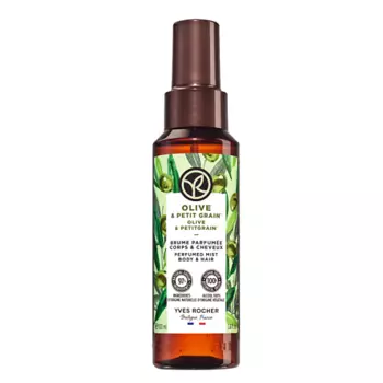 YVES ROCHER Парфюмированный спрей для тела и волос «ОЛИВА & ПЕТИГРЕН»