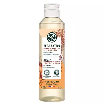 YVES ROCHER Восстановление – масло для душа – Для сухой и очень сухой кожи