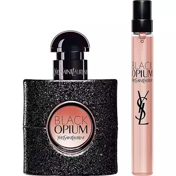 YVES SAINT LAURENT Набор Black Opium: Парфюмерная вода + Парфюмерная вода в дорожном формате