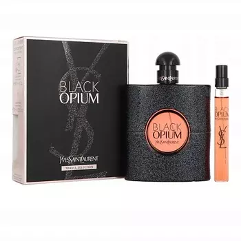 YVES SAINT LAURENT Набор Black Opium: Парфюмерная вода + Парфюмерная вода в дорожном формате