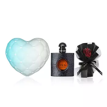 YVES SAINT LAURENT Парфюмерный набор Black Opium+Букет+Подарочная коробка