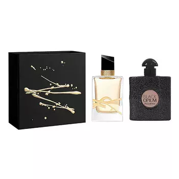 YVES SAINT LAURENT Парфюмерный набор Libre+Black Opium коробка