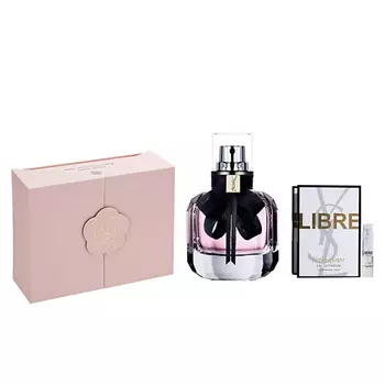 YVES SAINT LAURENT Парфюмерный набор Mon Paris+Пробник Libre+Коробка