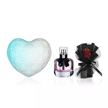 YVES SAINT LAURENT Парфюмерный набор Mon Paris+Букет+Подарочная коробка