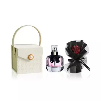 YVES SAINT LAURENT Парфюмерный набор Mon Paris+Букет+Подарочная коробка