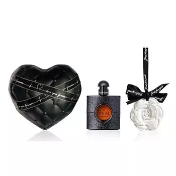 YVES SAINT LAURENT Подарочный набор Black Opium +Ароматическая подвеска