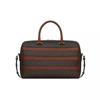 YVES SAINT LAURENT Сумка Canvas And Smooth Leather Handbag