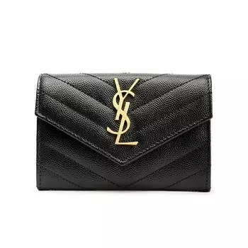 YVES SAINT LAURENT Сумка Cassandre Grain De Poudre Envelope Wallet (Bag+Dust Bag)