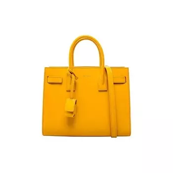 YVES SAINT LAURENT Сумка Smooth Leather Tote Trunk Bag Crossbody