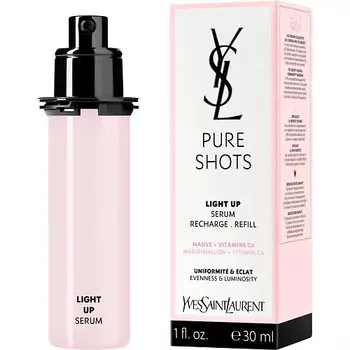YVES SAINT LAURENT Сыворотка для выравнивания тона и сияния Pure Shots Light Up Serum. Сменный блок