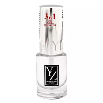 YLLOZURE Укрепляющее средство для ногтей 3 в 1