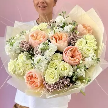 ЗАЦВЕТАЙ. ЦВЕТОЧНЫЙ БУТИК Букет «Лимонный тарт»