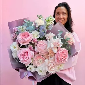 ЗАЦВЕТАЙ. ЦВЕТОЧНЫЙ БУТИК Премиум букет «Воздушная акварель»