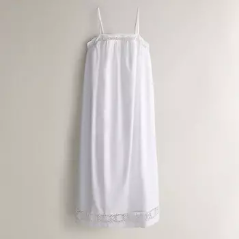 ZARA HOME Ажурная ночная рубашка на бретелях