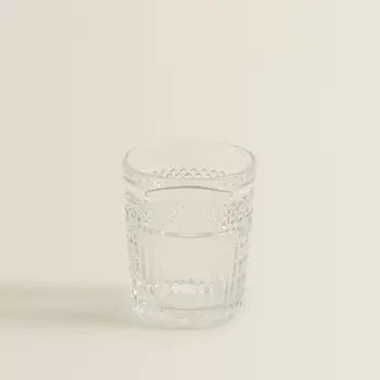 ZARA HOME Ажурный стеклянный стакан