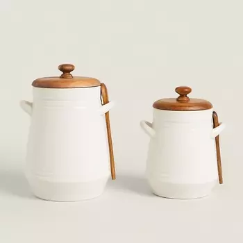 ZARA HOME Банка для хранения с ложкой 11.6 x 18 x 13.3