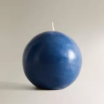 ZARA HOME Большая круглая декоративная свеча 468.0