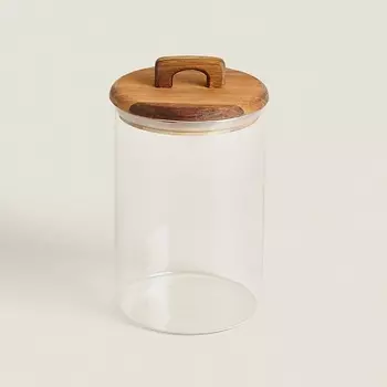 ZARA HOME Большая широкая банка для хранения 14 x 25 x 14