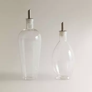 ZARA HOME Боросиликатный графин для масла с дозатором 8 x 16.3 x 16.3