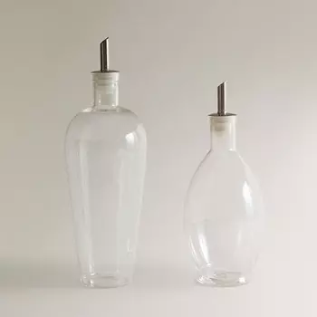 ZARA HOME Боросиликатный графин для масла с дозатором 8 x 24 x 24