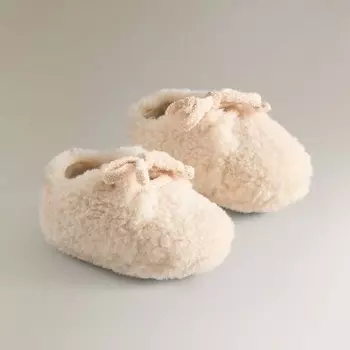 ZARA HOME Ботильоны из искусственной овчины 1.0