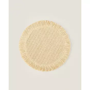 ZARA HOME Бумажные подставки для столовых приборов с бахромой 38