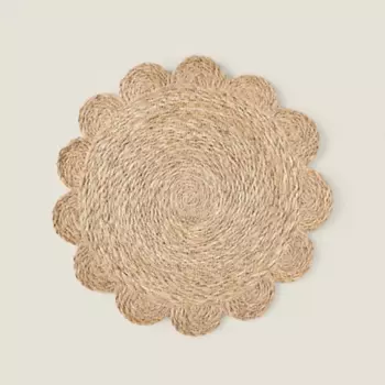 ZARA HOME Цветочная подставка для столовых приборов из ротанга 38