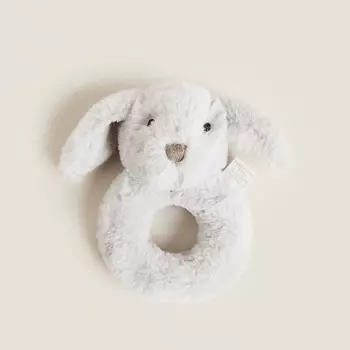 ZARA HOME Детская мягкая игрушка-погремушка кролик