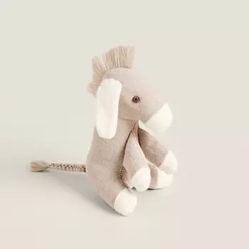 ZARA HOME Детская мягкая игрушка-погремушка ослик