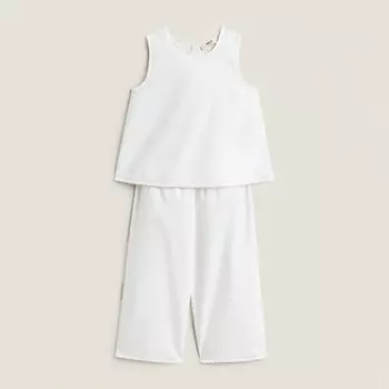 ZARA HOME Детская пижама с цветочной вышивкой