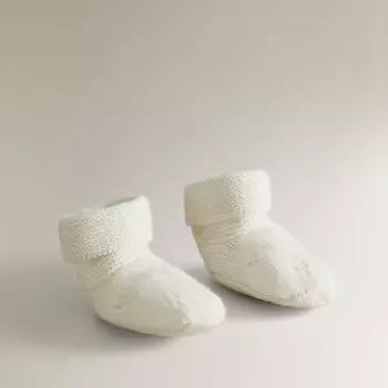 ZARA HOME Детские кашемировые пинетки