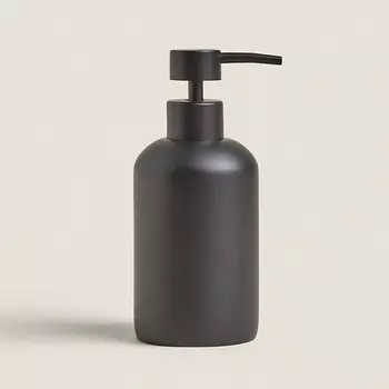 ZARA HOME Дозатор для жидкого мыла из черной смолы