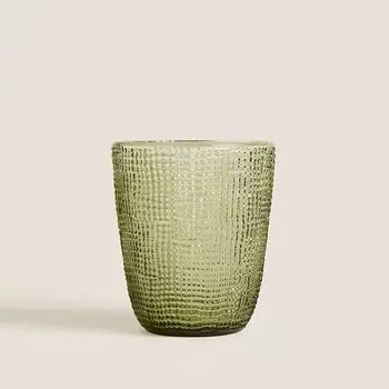 ZARA HOME Фактурный стеклянный стакан