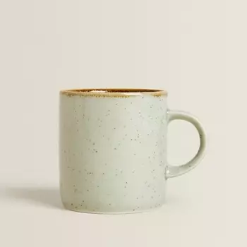 ZARA HOME Фарфоровая кружка с антикварным ободком