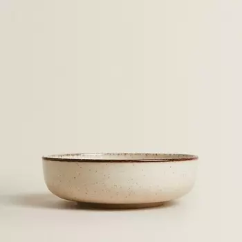 ZARA HOME Фарфоровая миска с антикварным ободком 15 x 4 x 15