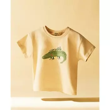 ZARA HOME Футболка с изображением крокодила