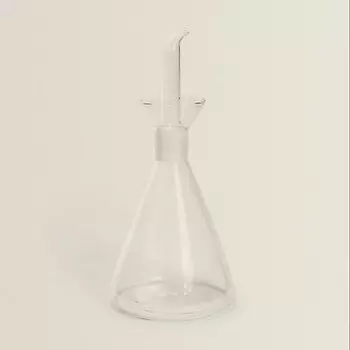 ZARA HOME Графин для масла с дозатором из боросиликатного стекла 9 x 19.5 x 9