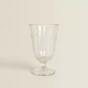 ZARA HOME Граненый бокал для вина