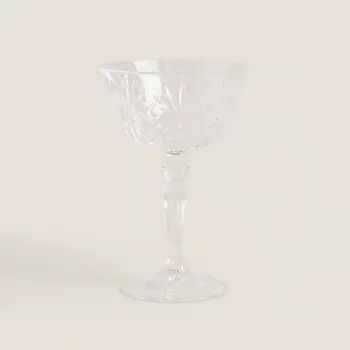 ZARA HOME Граненый хрустальный бокал для коктейля