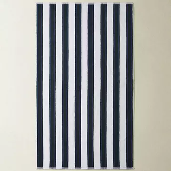 ZARA HOME Хлопковое банное полотенце с широкими полосками 50 x 90