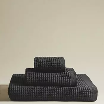 ZARA HOME Хлопковое банное полотенце вафельной вязки 90 x 150