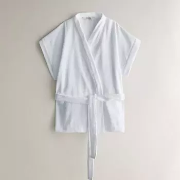 ZARA HOME Хлопковое махровое кимоно