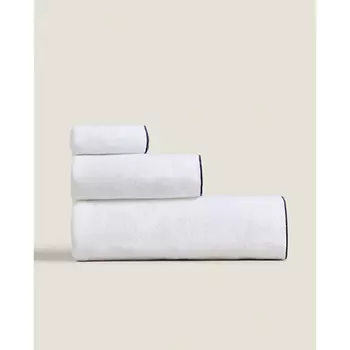 ZARA HOME Хлопковое полотенце с оверлоком 30 x 50
