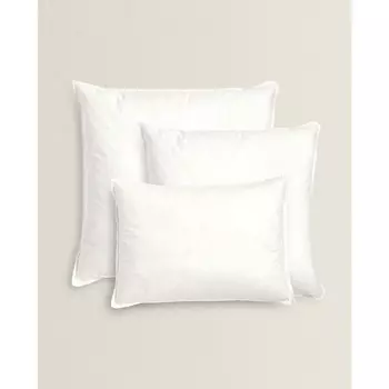 ZARA HOME Хлопковый чехол-наволочка с наполнителем перьевой 50 x 50